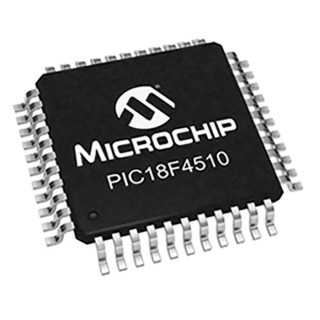 Microchip PIC18F 8-Bit Microcontroller 40 MHz 32 kB FLASH 44-Pin TQFP PIC18F4510-I/PT