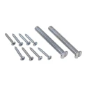 RS PRO Polished Aluminium Arch Shape Handle 894-6869