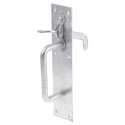 RS PRO Steel Lockable Latch Galvanised Steel Gate Latch 894-6799