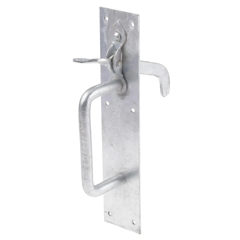 RS PRO Steel Lockable Latch Galvanised Steel Gate Latch 894-6799