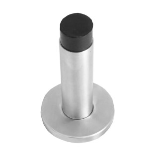 RS PRO Silver Stainless Steel Concealed Fix Door Stop 80 mm 894-6904
