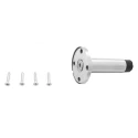 RS PRO Silver Stainless Steel Concealed Fix Door Stop 80 mm 894-6904