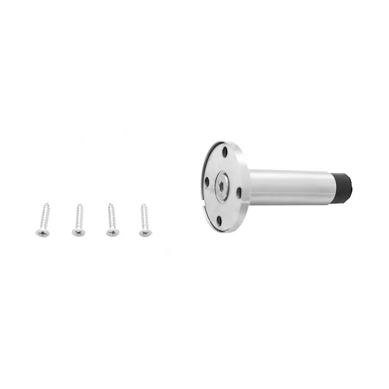 RS PRO Silver Stainless Steel Concealed Fix Door Stop 80 mm 894-6904