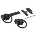 RS PRO Steel Lockable Ring Gate Latch Zinc Plated 127 mm Length 25 mm Width 894-6765