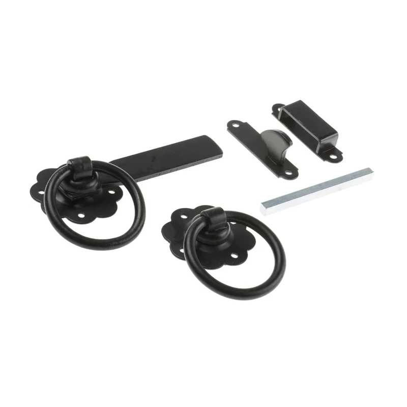 RS PRO Steel Lockable Ring Gate Latch Zinc Plated 127 mm Length 25 mm Width 894-6765