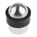 RS PRO Silver Stainless Steel Dome-Shaped Floor Mount Door Stop 35 mm Diameter 894-6935