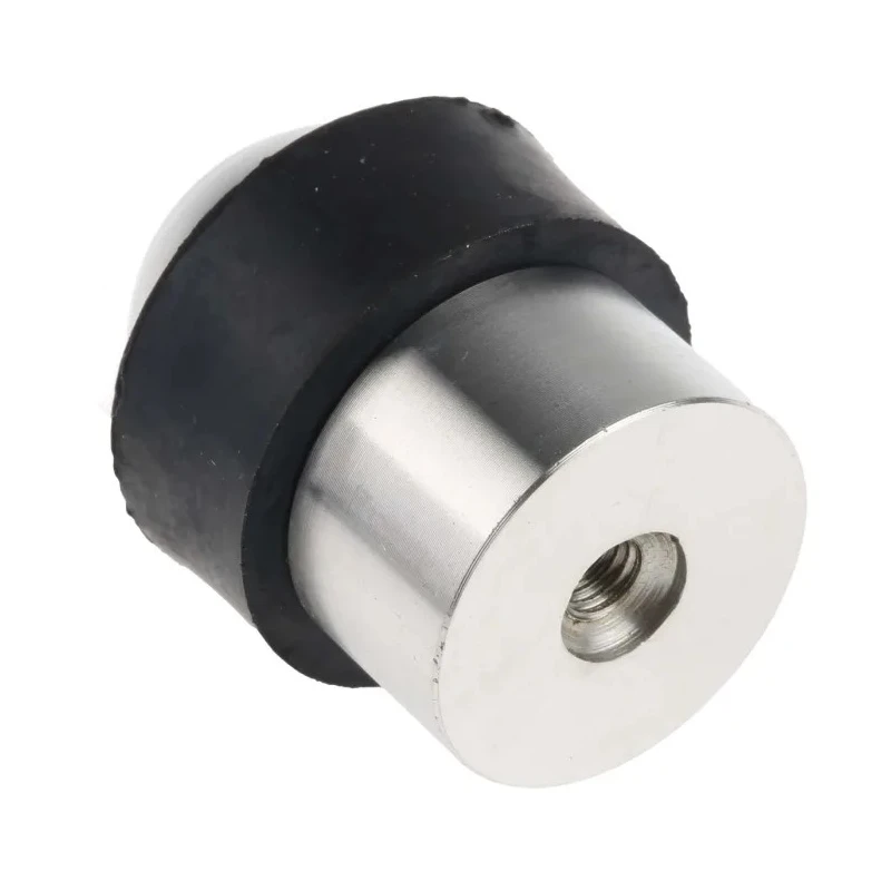 RS PRO Silver Stainless Steel Dome-Shaped Floor Mount Door Stop 35 mm Diameter 894-6935