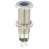 Sloan Blue LED Panel Mount Indicator, 3448 Series, 8.2 x 7.6 mm Mount Hole, FASTON Termination, IP68 Rated 3448S1B1B91GCL1