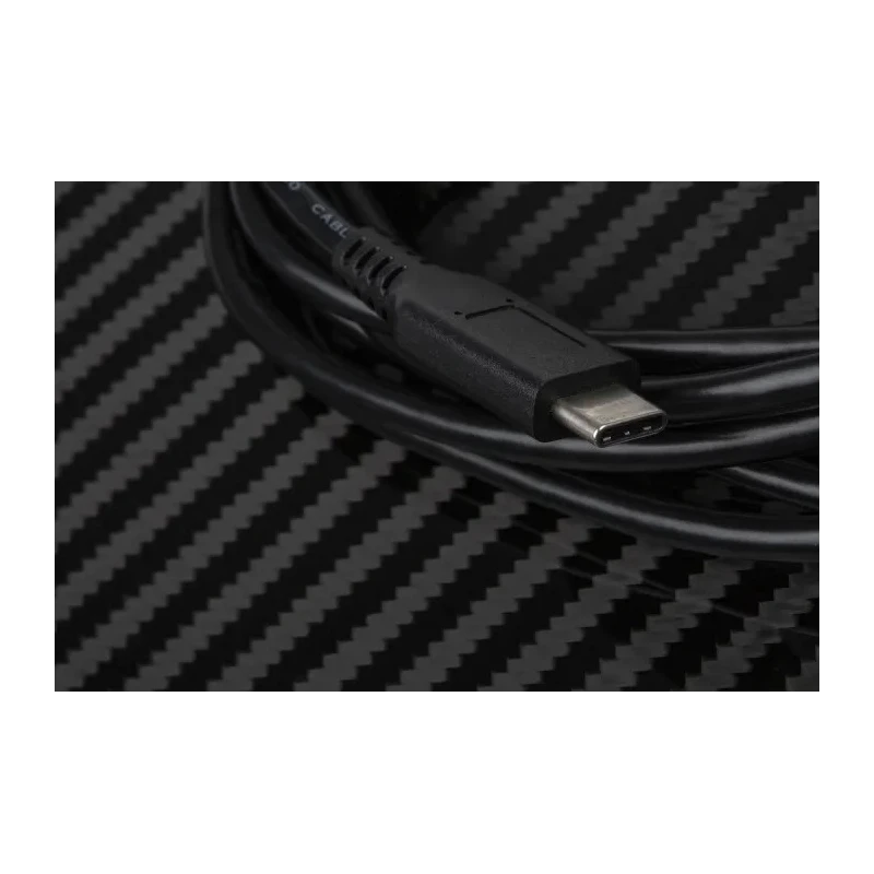 RS PRO USB Cable Male USB Type A to Male USB 2.0 USB Type C Black 2 m 895-0499