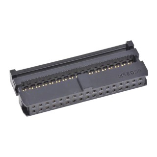 Hirose 34-Way IDC Connector Female for Cable, 2 Row, 1A Current, 200V AC, 2.54mm Pitch HIF3A-34D-2.54R