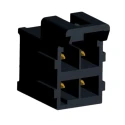 Molex Ultra-Fit Series Straight Through Hole PCB Header, 4 Contact(s), 3.5 mm Pitch, 2 Row, Shrouded 172298-1204