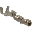 Delphi Automotive Connector Terminal, GT150 Female Socket Crimp, Length 18.9mm, Diameter 2.35mm, Tin Plated Brass 12191818