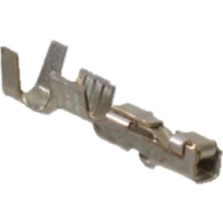 Delphi Automotive Connector Terminal, GT150 Female Socket Crimp, Length 18.9mm, Diameter 2.35mm, Tin Plated Brass 12191818