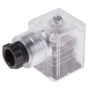RS PRO 3P+E DIN 43650 A Solenoid Connector Female Indicator Light, 10A, 250V Voltage 896-2108