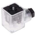 RS PRO 3P+E DIN 43650 A Solenoid Connector Female Indicator Light, 10A, 250V Voltage 896-2108