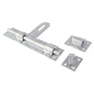 RS PRO Steel Padlockable Galvanised Heavy Cross Door Bolt 300 mm 894-6733
