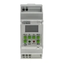 RS PRO Digital DIN Rail Time Switch 1 Channel 240V ac SPDT Contact 6-Year Battery Life 896-6876