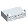 Molex SPOX Female Connector Housing 3.96 mm Pitch 6 Way 1 Row Straight 43061-0006