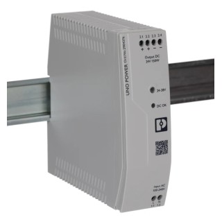 Phoenix Contact UNO POWER DIN Rail Switch Mode Power Supply 28V DC, 6.25 A Output, 150W, 264V AC Input 2904376