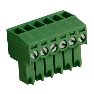 RS PRO Pluggable Terminal Block, 6-Contact, 3.5 mm Pitch, 1 Row, 200V, 10A, Polyamide Housing 897-1017