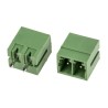 RS PRO Pluggable Terminal Block 2-Contact 3.81 mm Pitch 1 Row Green Female Straight Connector Solder Method RS PRO 897-1105