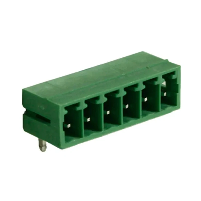 RS PRO Right Angle Through Hole Pluggable Terminal Block, 6 Contacts, 3.81 mm Pitch, 1 Row, Shrouded 897-1149