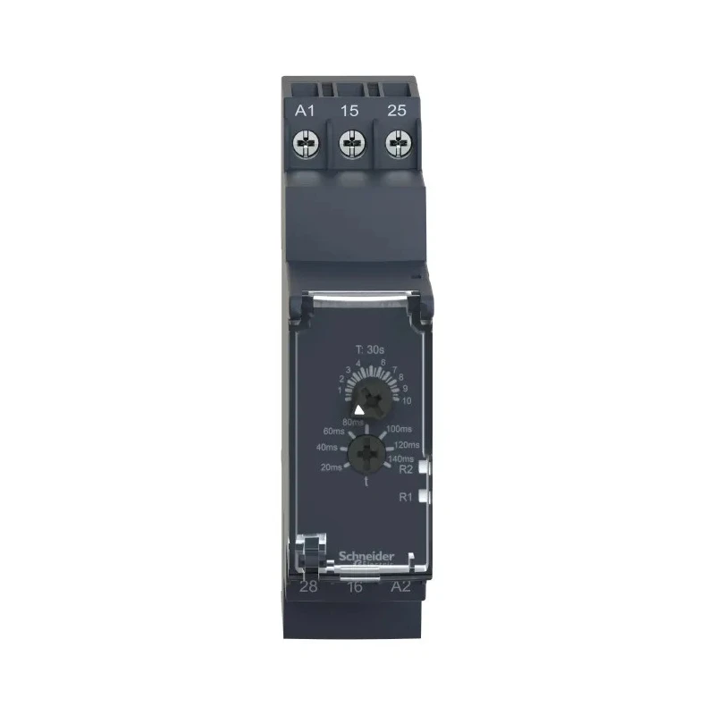 Schneider Electric Harmony Time Series DIN Rail Timer Relay, 2-Contact, 24 to 240 V DC/AC, 0.3 to 30 s, DPDT RE22R2QEMR