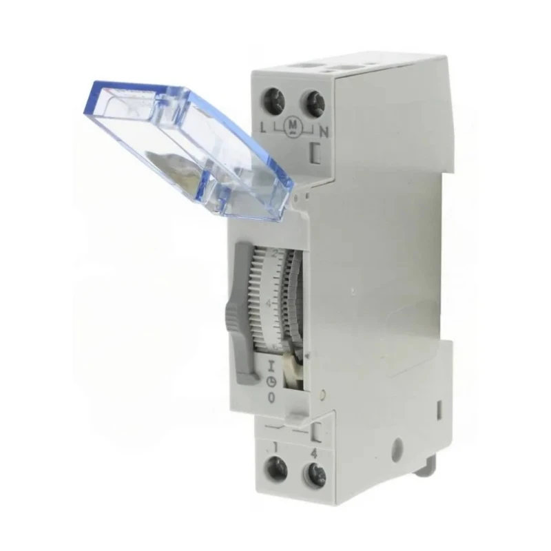 Legrand Analogue DIN Rail Time Switch 230V AC 1 Channel SPNO Contact Configuration 4 127 80