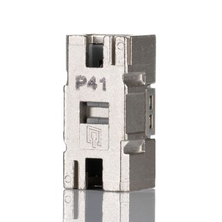 Weidmüller Straight 1 Way RJ45 Bulkhead Insert Coupler 360° Shielded Die Cast Zinc Housing RJ45