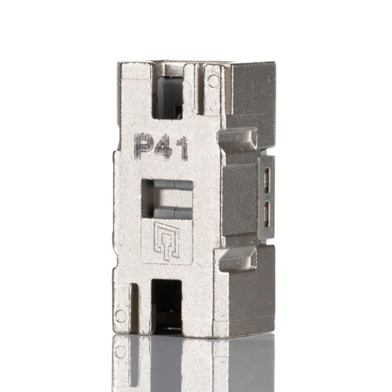 Weidmüller Straight 1 Way RJ45 Bulkhead Insert Coupler 360° Shielded Die Cast Zinc Housing RJ45 