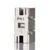 Weidmüller Straight 1 Way RJ45 Bulkhead Insert Coupler 360° Shielded Die Cast Zinc Housing RJ45