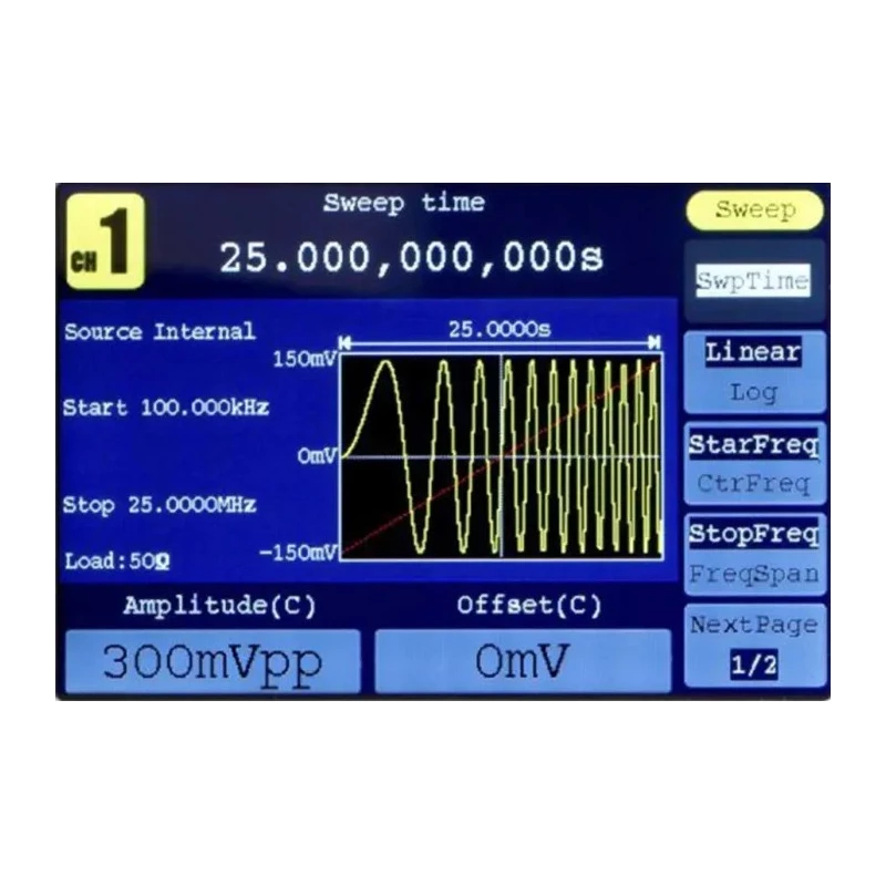 Tektronix Arbitrary Waveform Generator 60 MHz Max, 2-Channel, 1 Hz Min AFG1062
