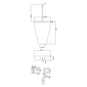 Siretta Multi-Band Directional Wall/Pole Mount Antenna with Type N Female Connector 800 MHz to 2.5 GHz OSCAR18/x/NF/S/S/22