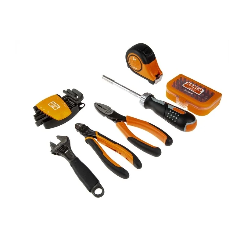 Bahco 51 Piece Fabric Tool Folder Tool Kit with Case 4750FB5BFF1