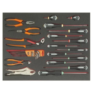Bahco 25 Piece Maintenance Tool Kit with Foam Inlay FF1A5001