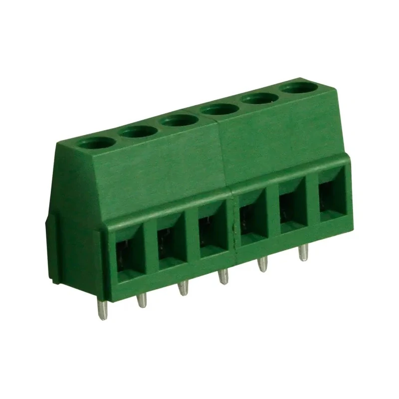 RS PRO PCB Terminal Block 6-Contact 5 mm Pitch 1 Row 10A 300V Polyamide Housing 897-0828