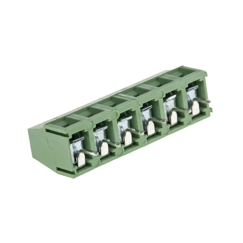RS PRO PCB Terminal Block 6-Contact 5 mm Pitch 1 Row 300V 10A Polyamide Housing 897-0853