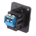 RS PRO Terminal Block Connector 2-Way Panel Mount Solder Termination 24mm² Wire 10A 60V Nickel Plated Black 898-7637