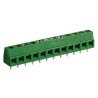 RS PRO PCB Terminal Block, 12-Contact, 5 mm Pitch, 1 Row, Green Polyamide Housing, Screw Wire Connection, 300V 10A 897-0875