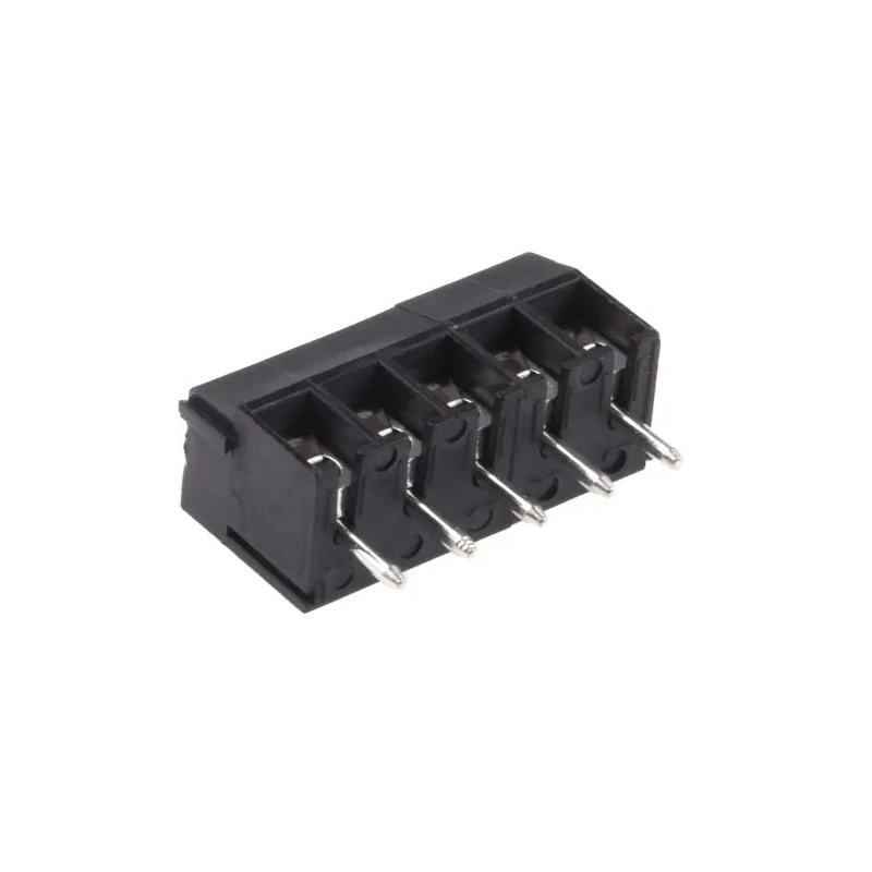 RS PRO PCB Terminal Block 5-Contact 3.5 mm Pitch 1 Row 300V Screw Connection Polyamide Housing 897-1348