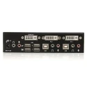 StarTech.com 2 Port 1 Displays USB DVI KVM Switch 3.5 mm Stereo Audio Support 1920 x 1200 Pixel Maximum Resolution SV231DVIUA