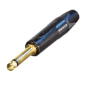 Neutrik 6.35 mm 2-Way Male Mono Jack Connector 50V 15A Solder Termination RSNP2X-B