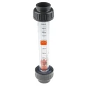 Georg Fischer Short Version Series Flow Meter with Plastic Body, Connection Thread Size 1 in, 1-1/2 in, 3/4 in 198803329
