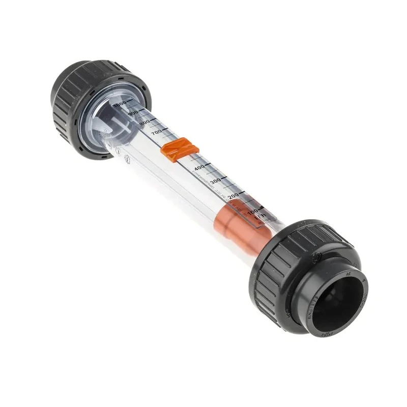 Georg Fischer Short Version Series Flow Meter with Plastic Body, Connection Thread Size 1 in, 1-1/2 in, 3/4 in 198803329