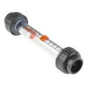 Georg Fischer Short Version Series Flow Meter with Plastic Body, Connection Thread Size 1 in, 1-1/2 in, 3/4 in 198803329