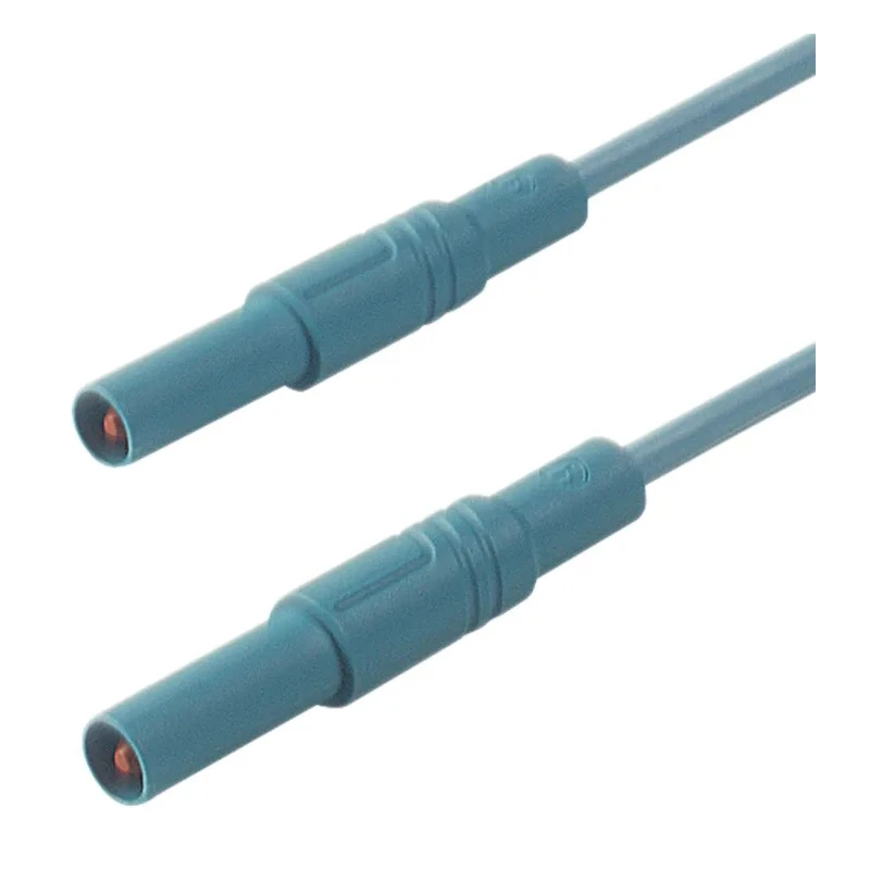Hirschmann Test & Measurement Connector Test Lead 16A, 1000 V AC/DC, Blue, 2 m Lead Length 934176102
