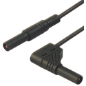 Hirschmann Test & Measurement Connector Test Lead 16A, 1000 V ac/dc, Black, 2 m Lead Length 934184100