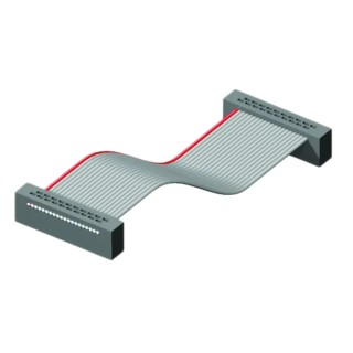 Samtec Flat Ribbon Cable 1.27 mm Pitch 26 Conductors 8 in Length FFSD-13-D-08.00-01-N