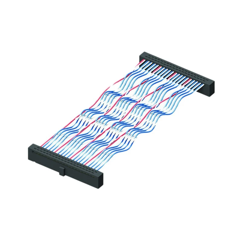 Samtec Ribbon Cable Flat 1.27 mm Pitch, 34 Conductors, 100 mm Length, 63V Voltage FFTP-17-D-03.85-01-N