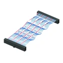 Samtec FFTP Series Ribbon Cable Flat 1.27 mm Pitch 10 Conductor 100 mm Length FFTP-05-D-03.85-01-N
